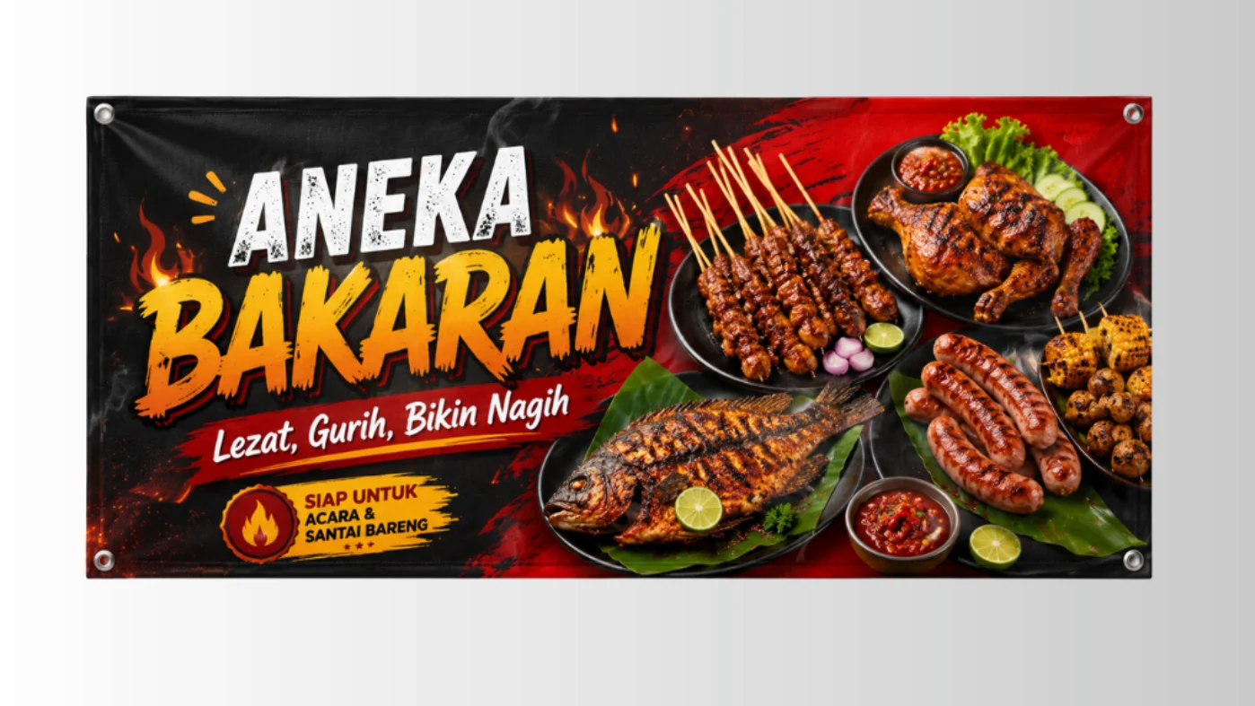 Banner / MMT Outdoor - cetak MMT custom Pixelso Gemolong